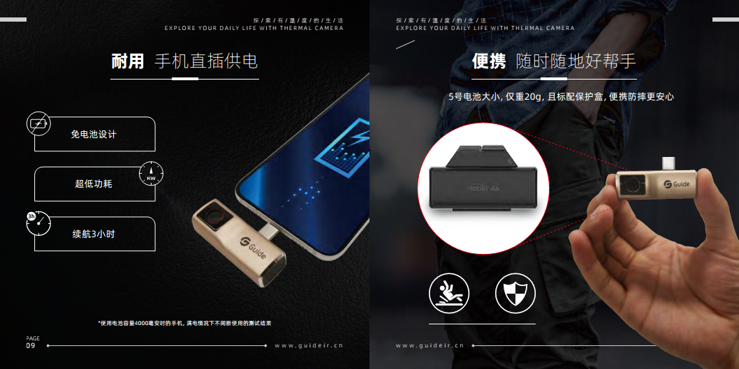 高德MobIR Air 红外热成像手机配件图片