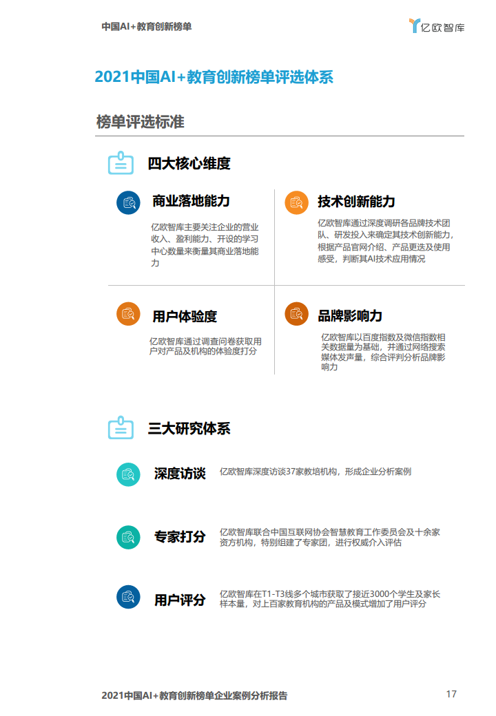 中国AI教育创新榜单企业案例分析报告图片