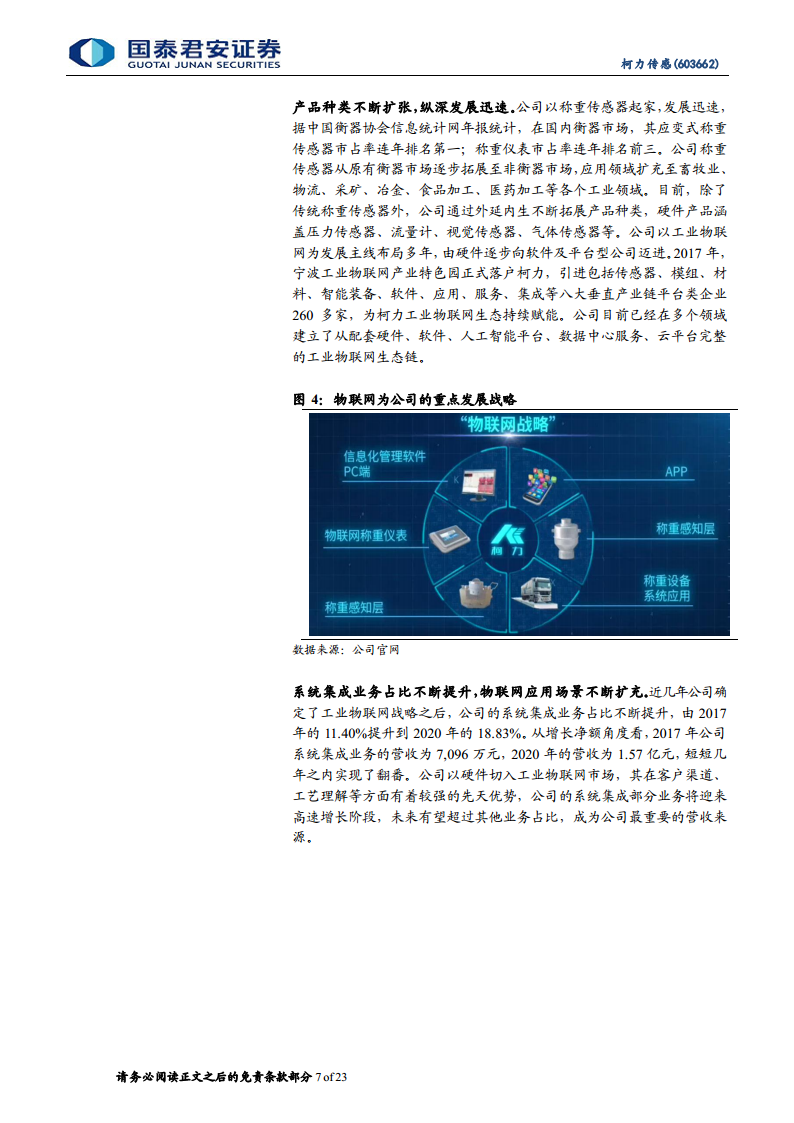 柯力传感：从传感器到解决方案加速布局，打开工业物联网新空间图片