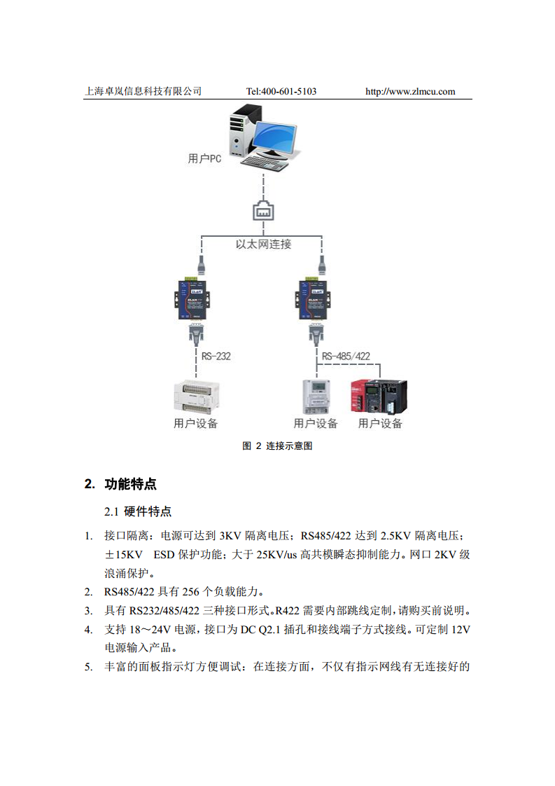 全隔离型串口服务器ZLAN5143I图片