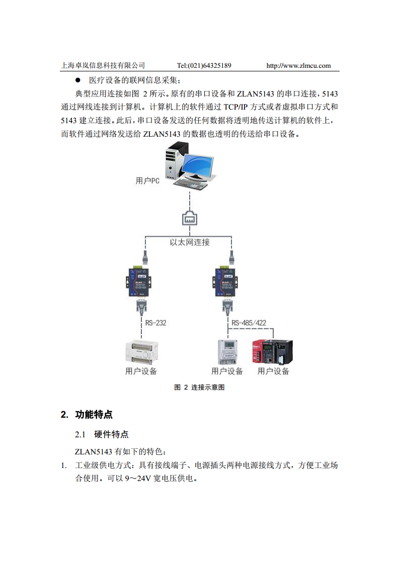 ZLAN5143-232隔离型Modbus网关图片