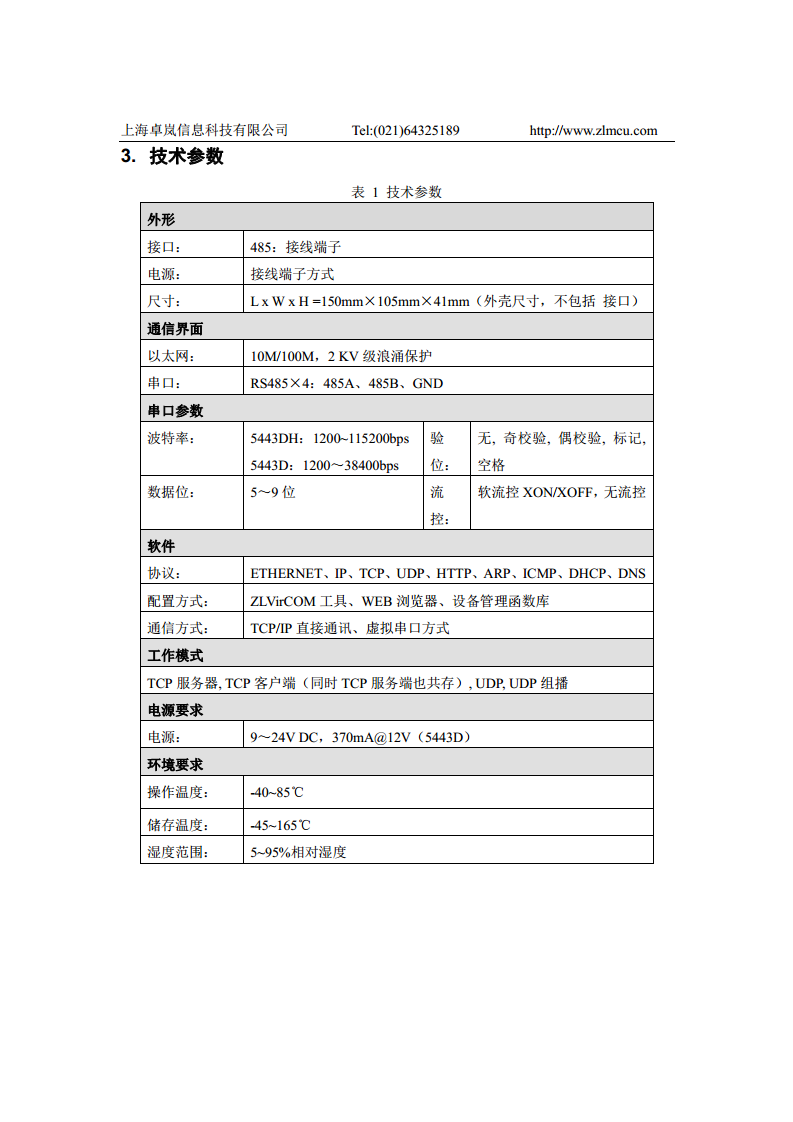 四串口服务器ZLAN5443D图片