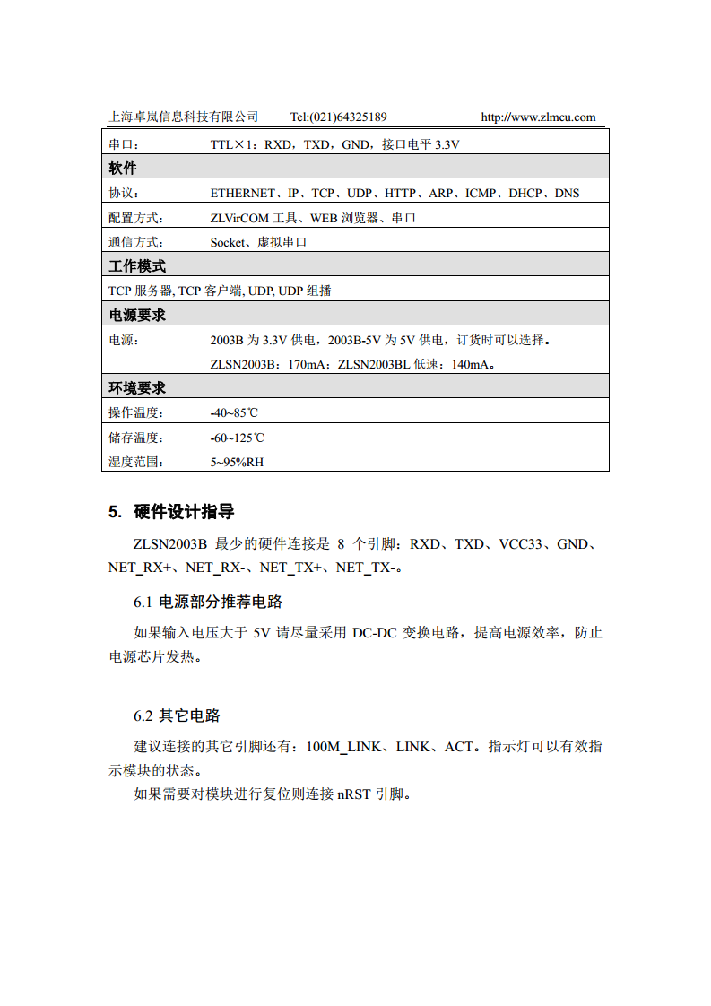ZLSN2003B高性能模块图片