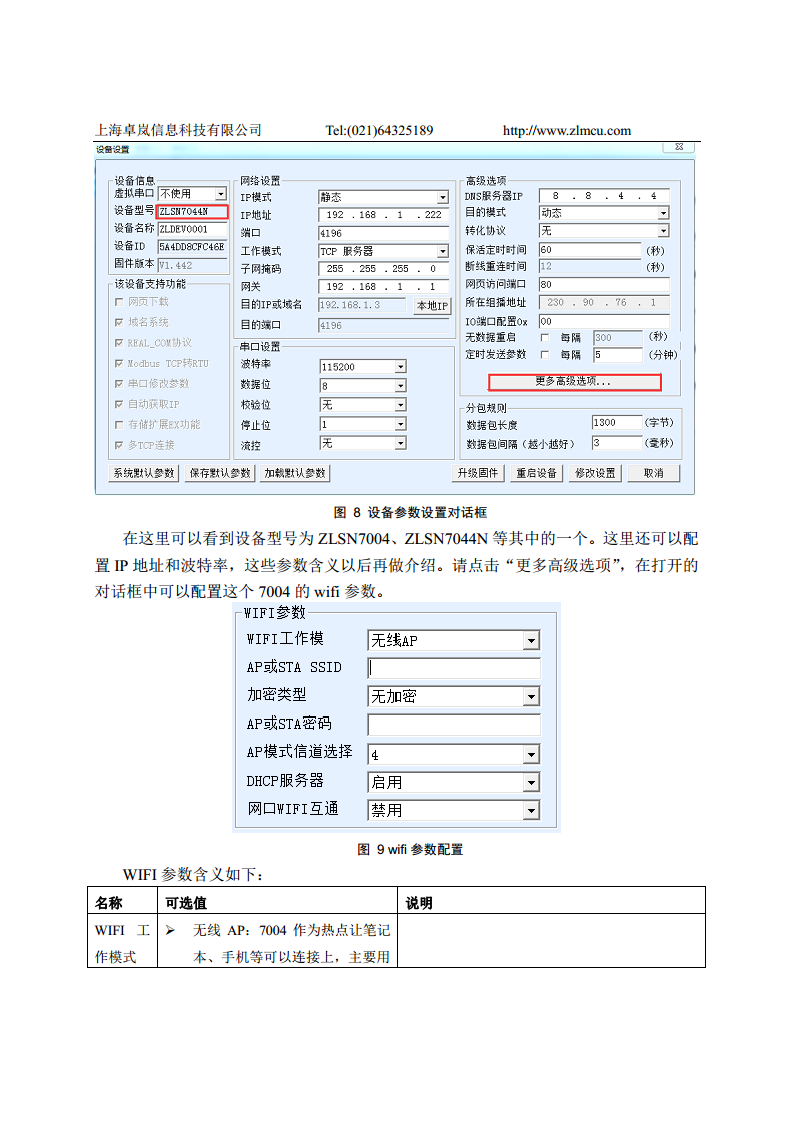 Wifi核心模块ZLSN7004图片
