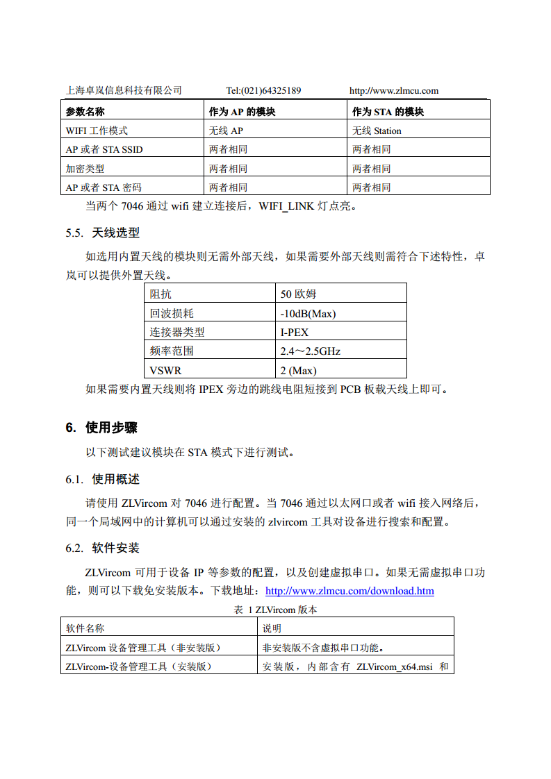 多功能串口转WIFI模块ZLSN7046图片