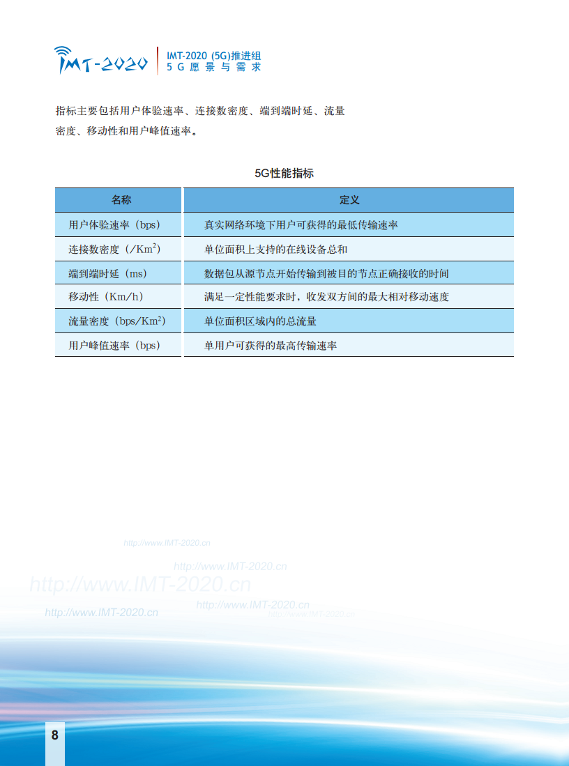 5G愿景与需求白皮书图片