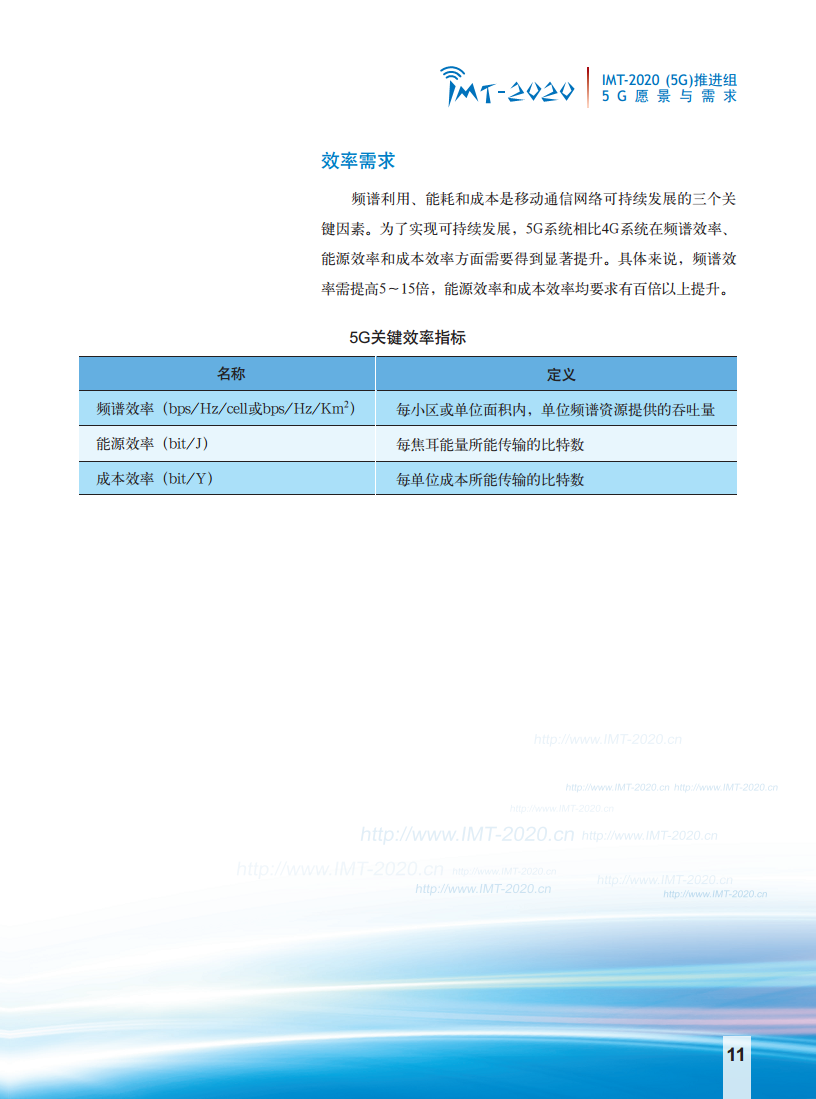 5G愿景与需求白皮书图片