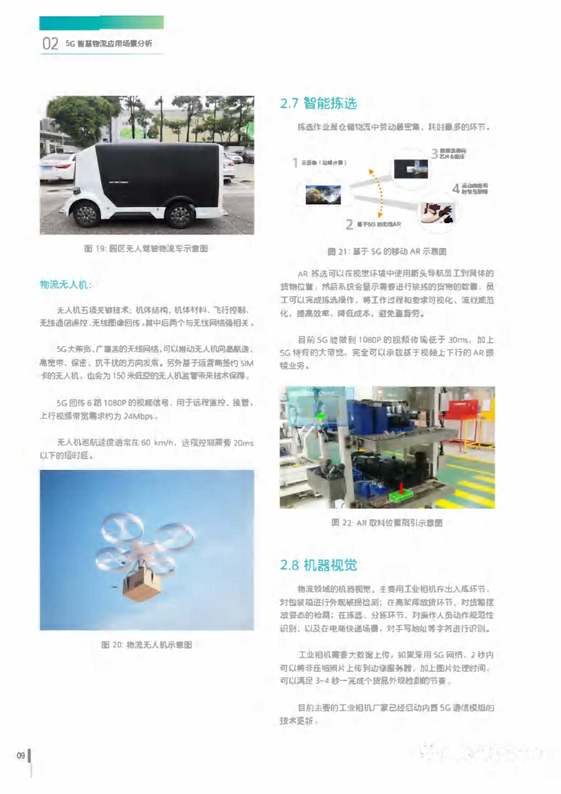 5G智慧物流应用场景与解决方案白皮书图片