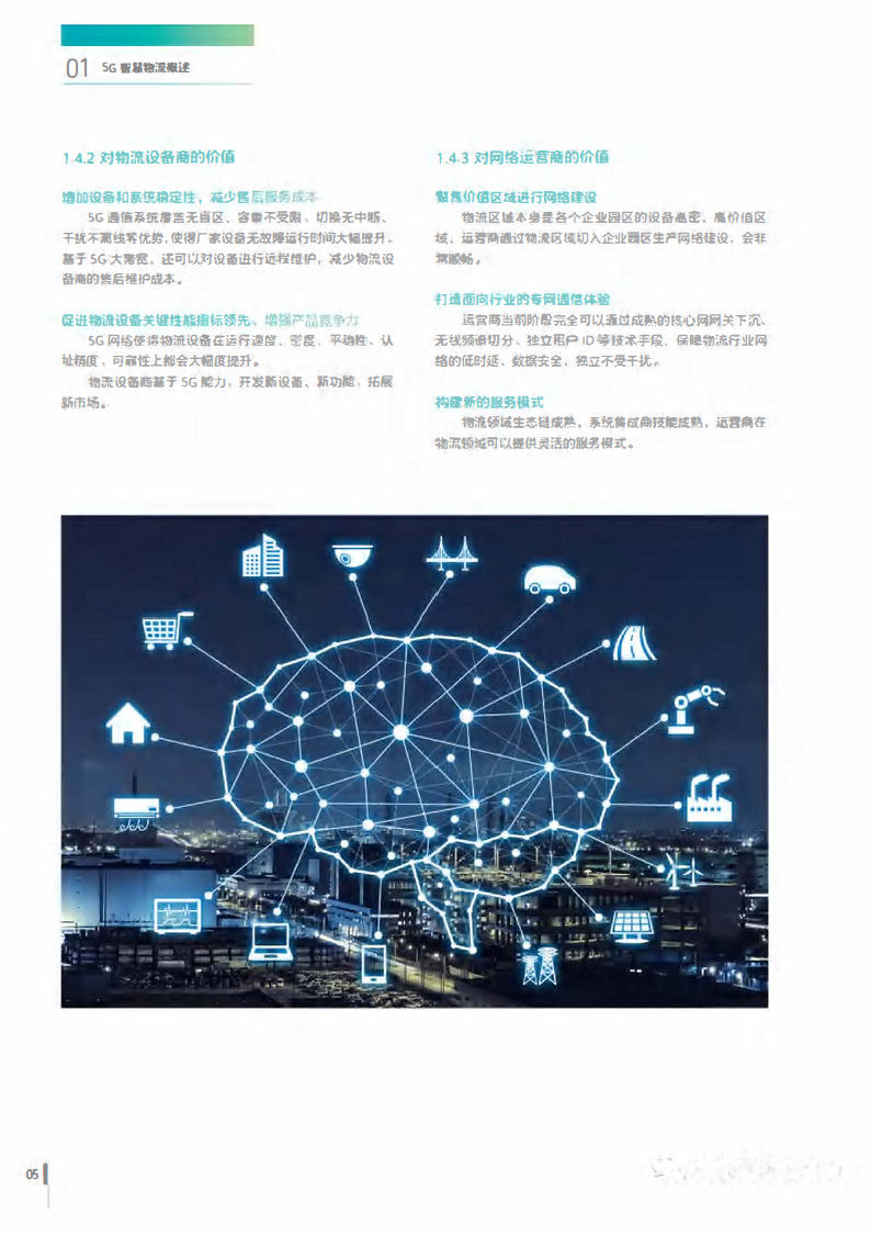 5G智慧物流应用场景与解决方案白皮书图片