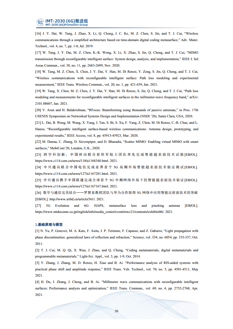  智能超表面技术研究报告图片