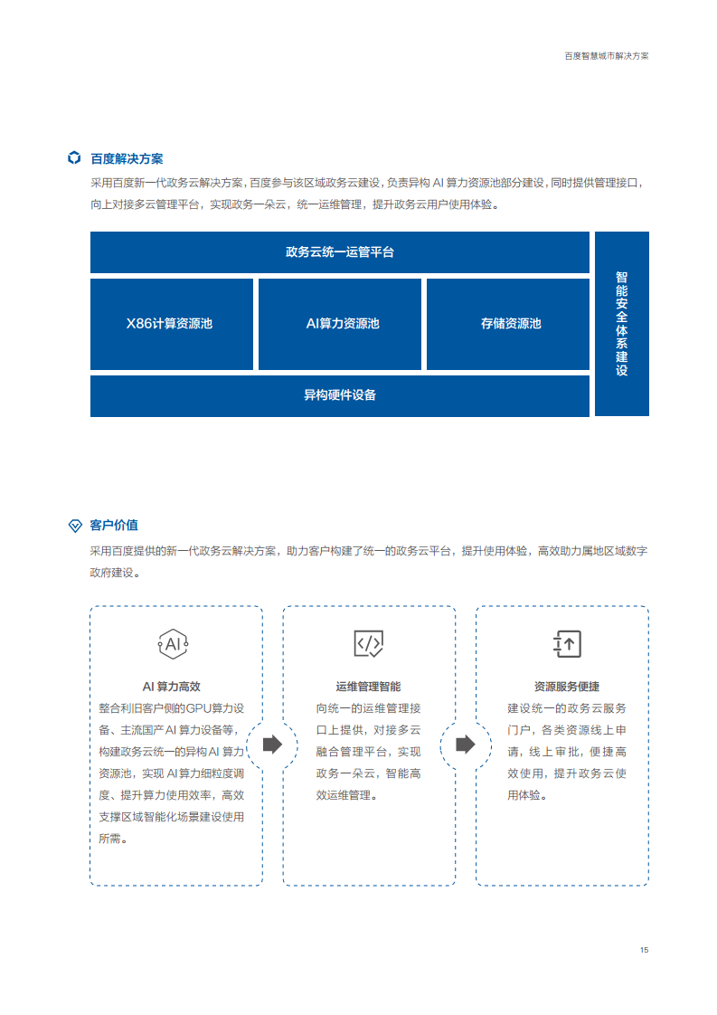 百度智慧城市解决方案图片