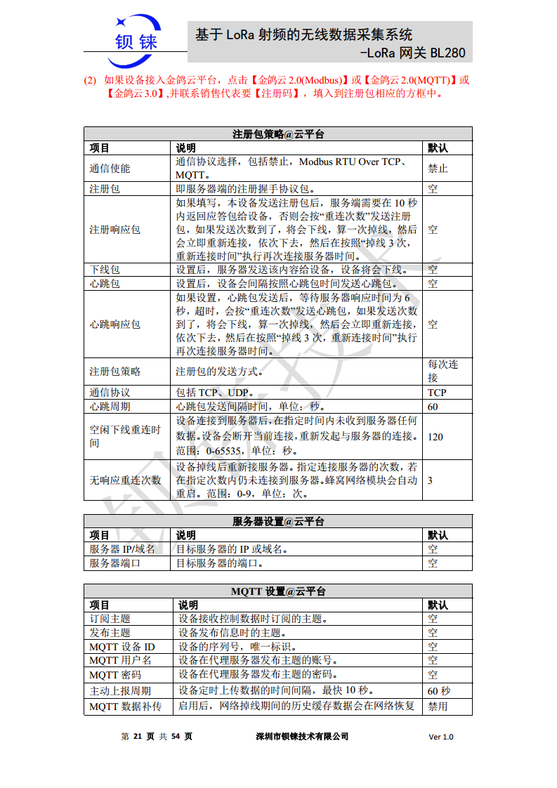 LoRa 网关BL280图片