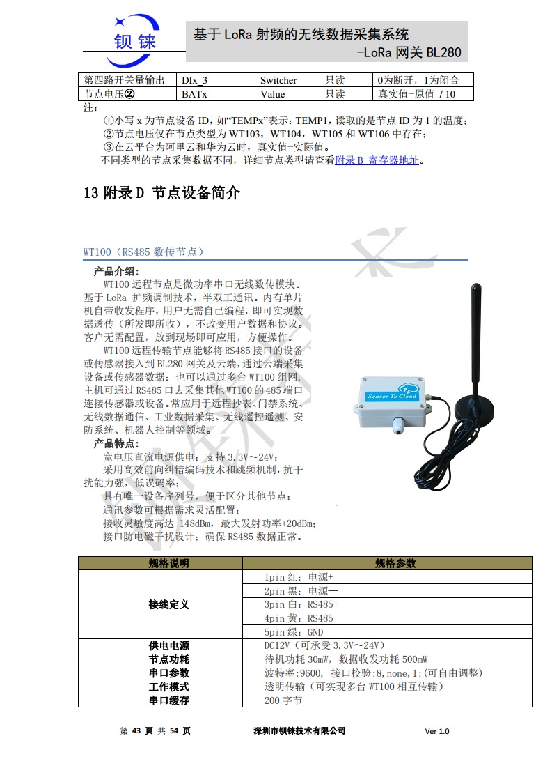 LoRa 网关BL280图片