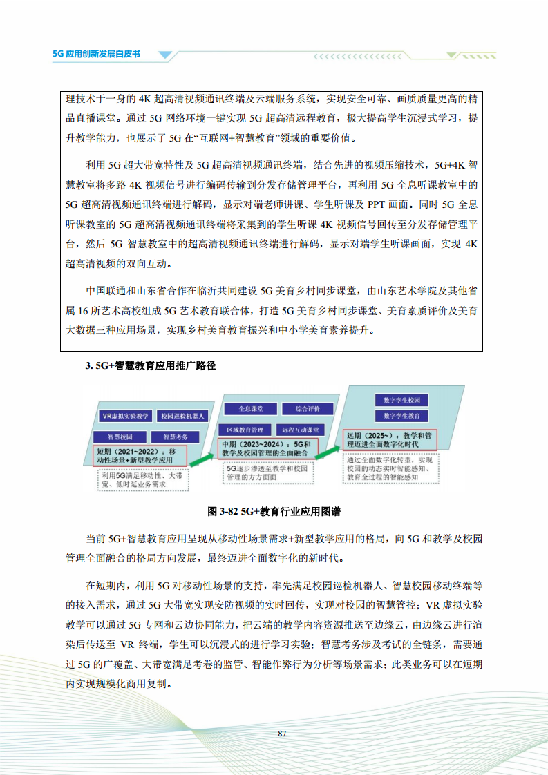 5G应用创新发展白皮书：2021年第四届“绽放杯”5G应用征集大赛洞察图片