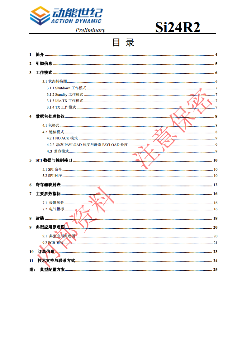 无线发射芯片 Si24R2/2B图片