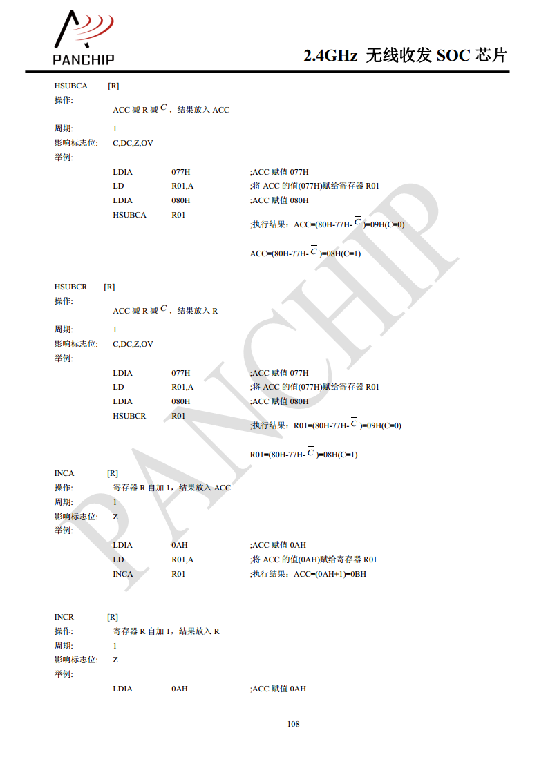 单片无线收发芯片PAN2416图片