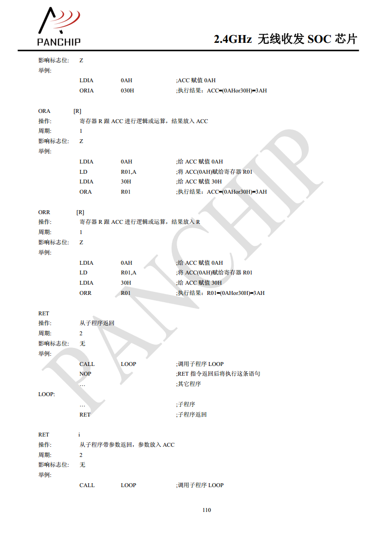 单片无线收发芯片PAN2416图片