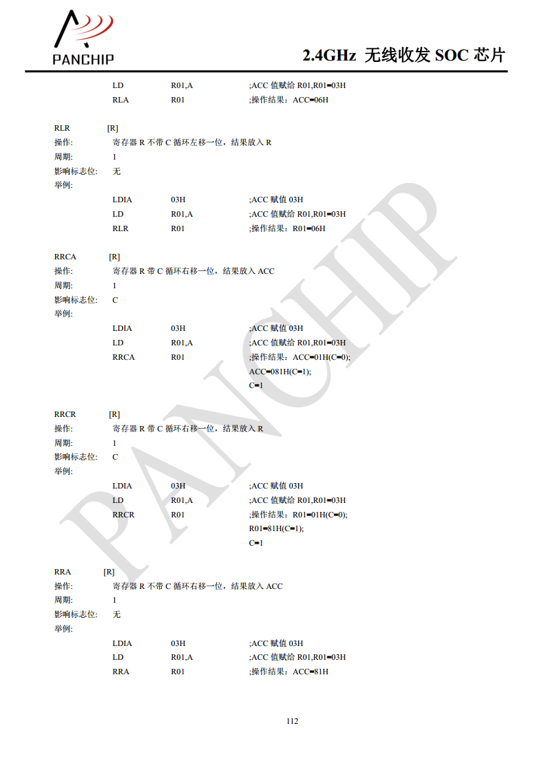 单片无线收发芯片PAN2416图片