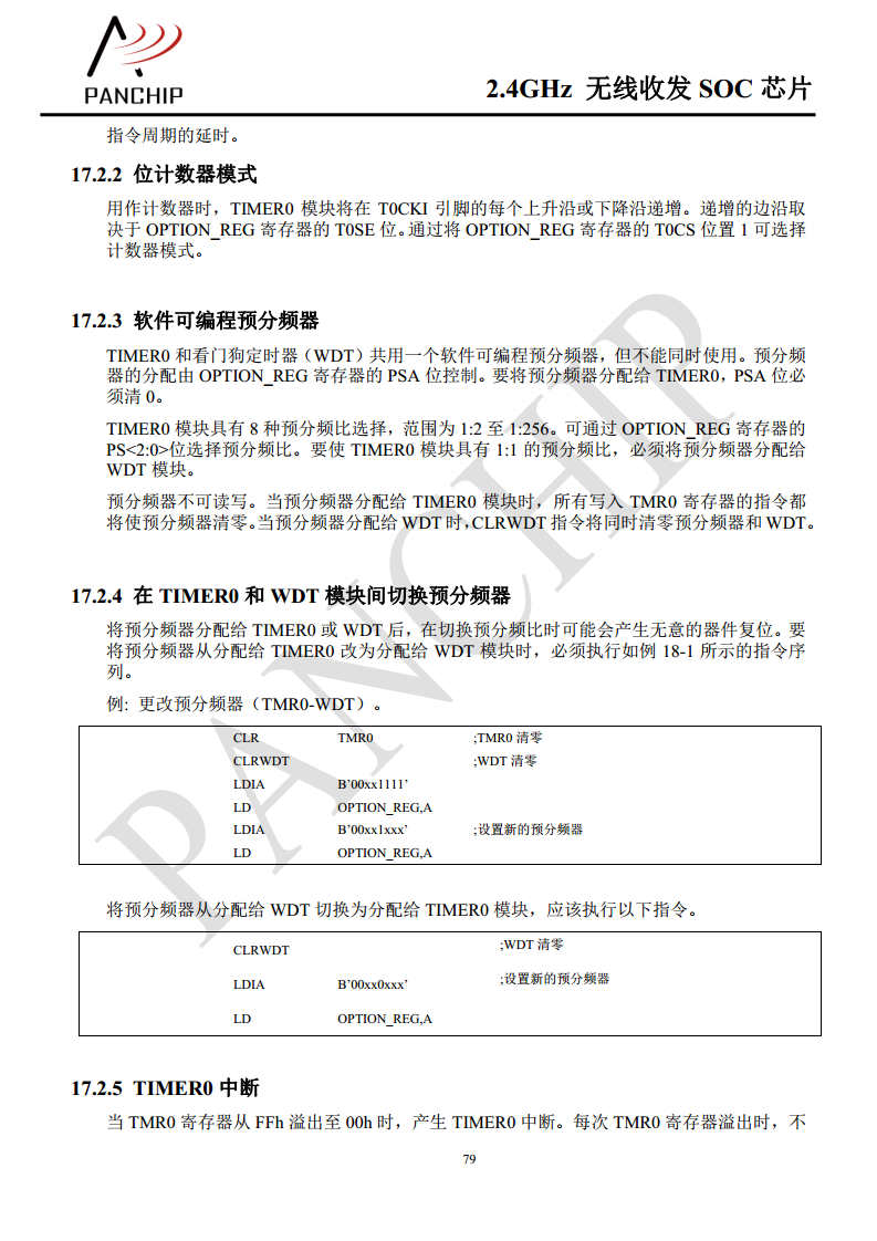 单片无线收发芯片PAN2416图片