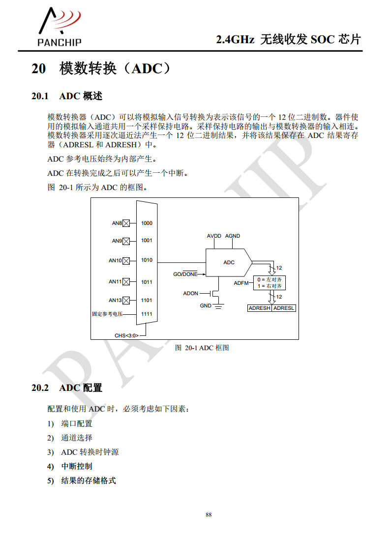 单片无线收发芯片PAN2416图片