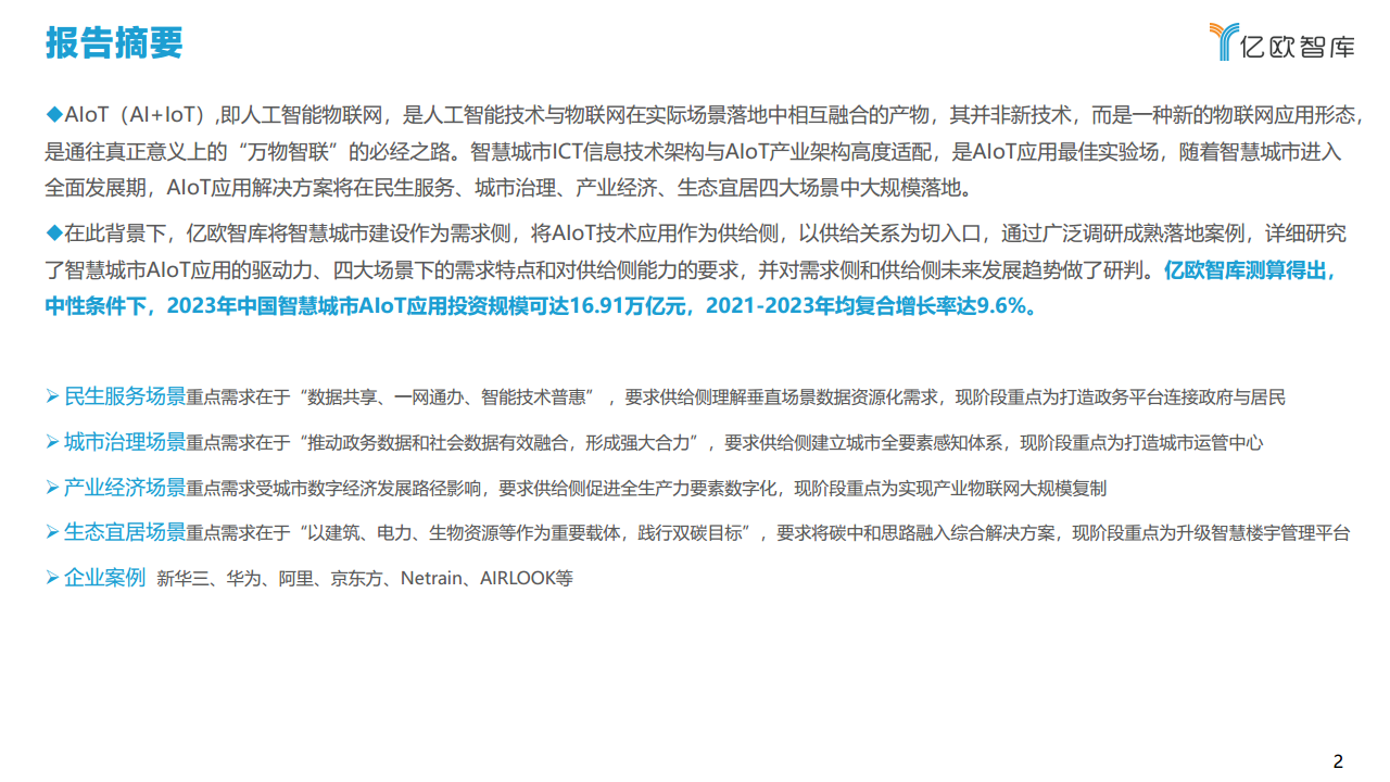 2021中国智慧城市AIOT应用研究图片