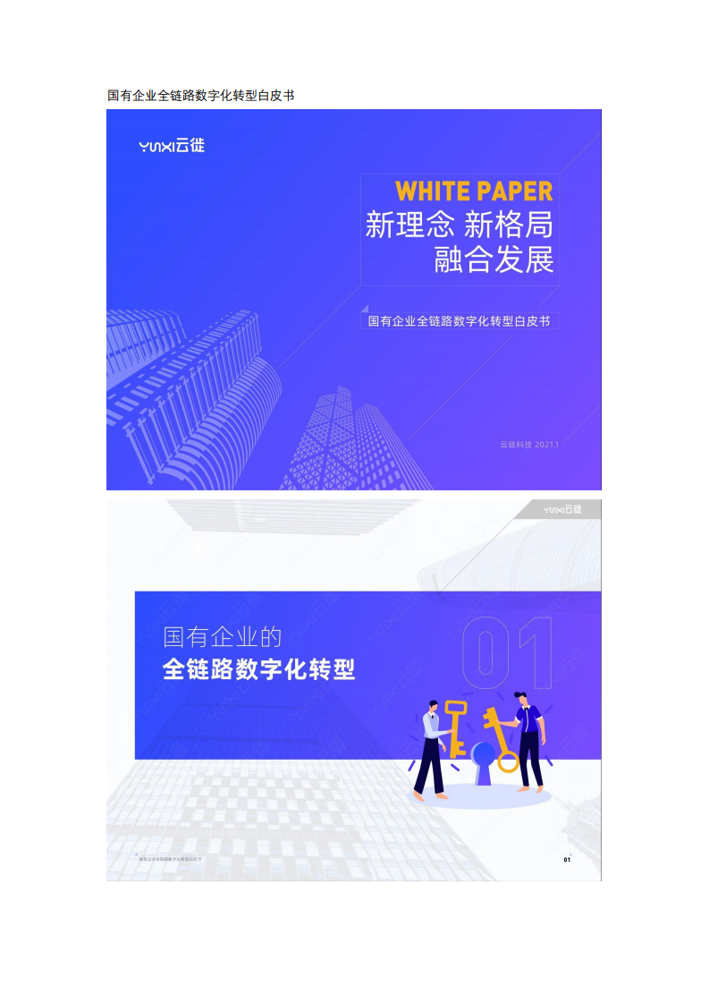 国有企业全链路数字化转型白皮书图片