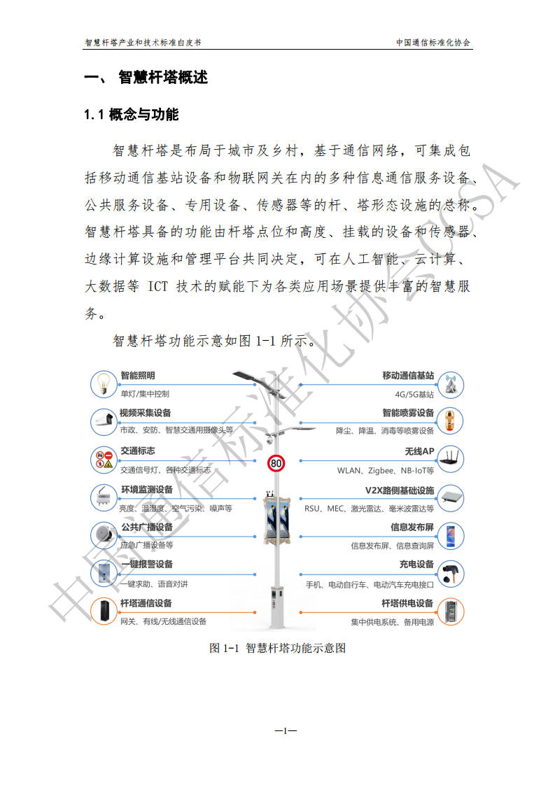 智慧杆塔产业和技术标准白皮书图片
