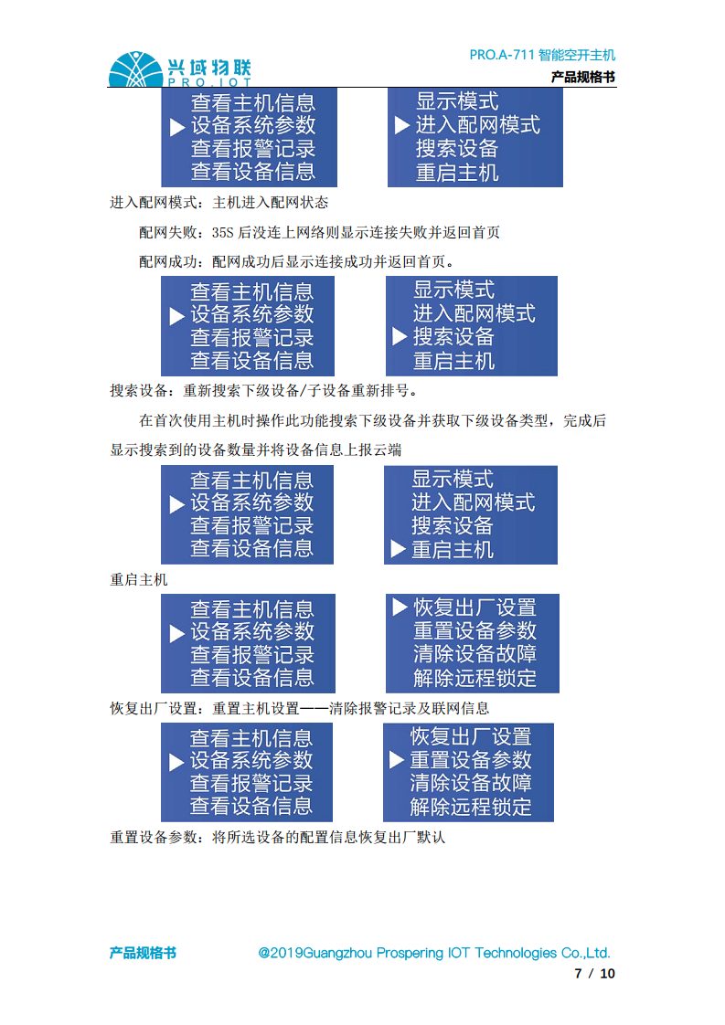 兴域2.4G无线组网智能空开主机图片