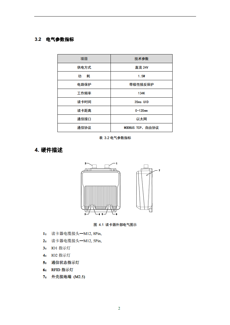IO双接口Modbus Tcp兼容欧姆龙RFID数据采集器CK-LR12-E00图片
