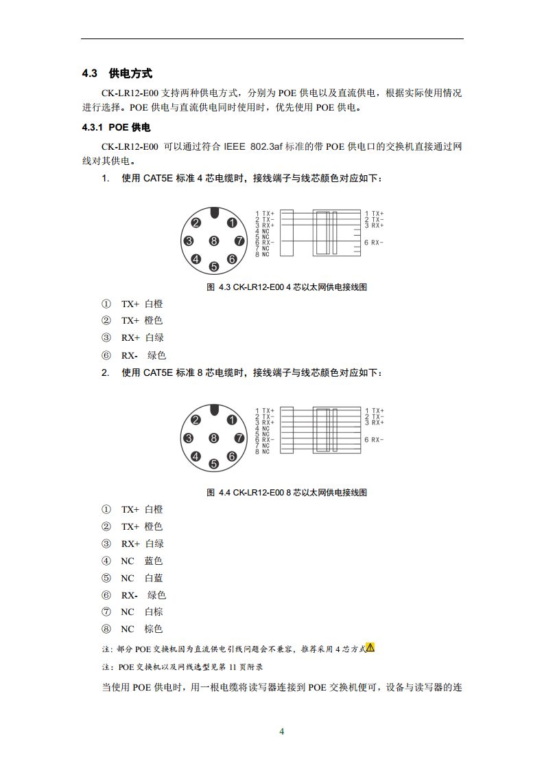 IO双接口Modbus Tcp兼容欧姆龙RFID数据采集器CK-LR12-E00图片