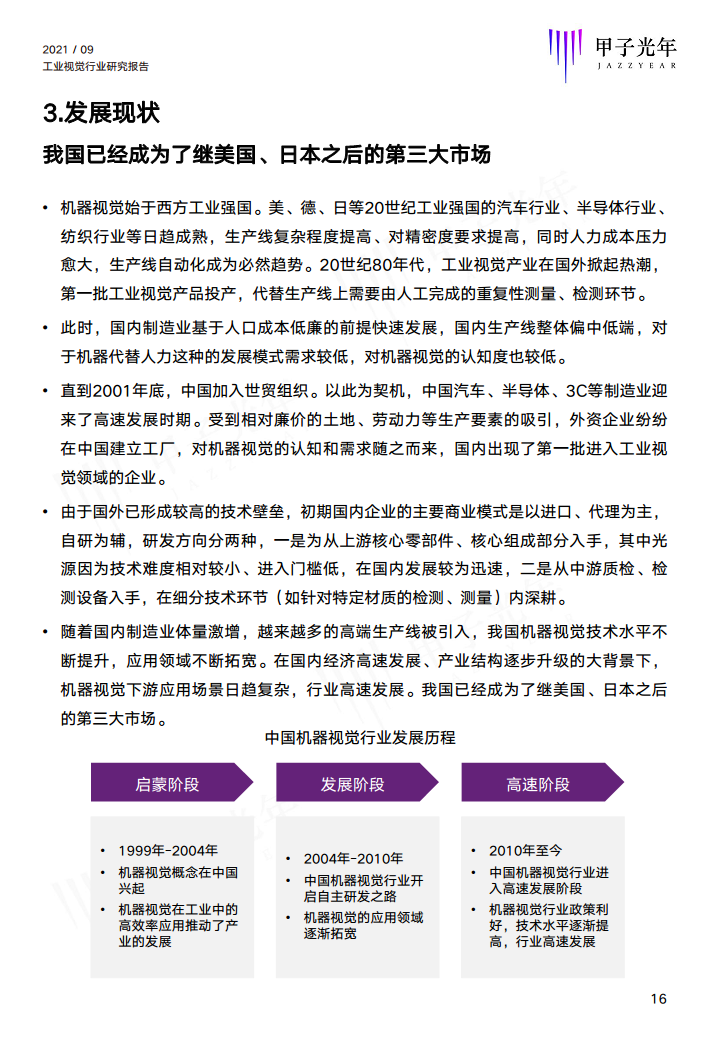 2021中国工业视觉行业研究报告图片