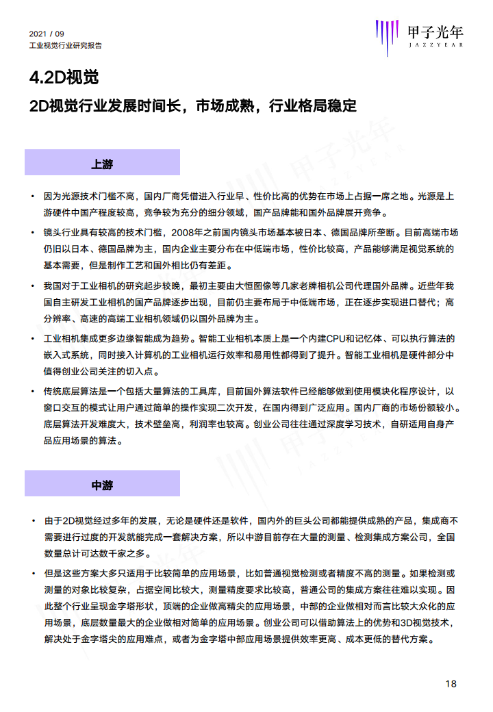 2021中国工业视觉行业研究报告图片