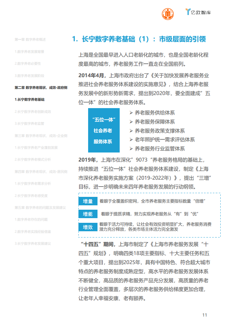 上海市长宁区数字养老研究报告图片