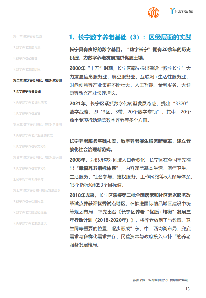 上海市长宁区数字养老研究报告图片