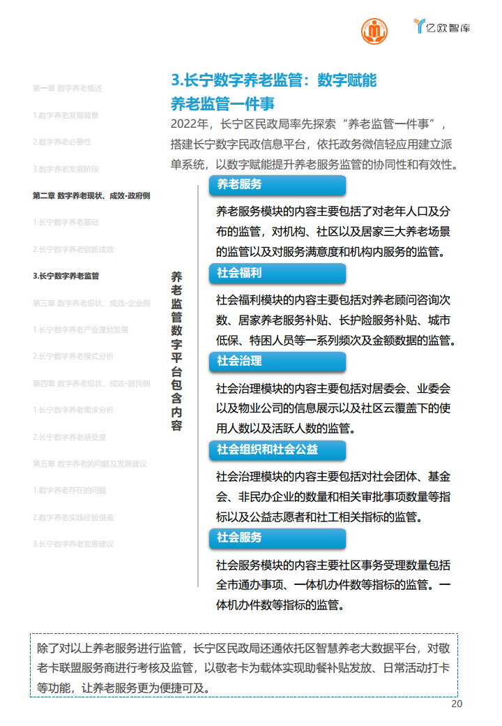 上海市长宁区数字养老研究报告图片