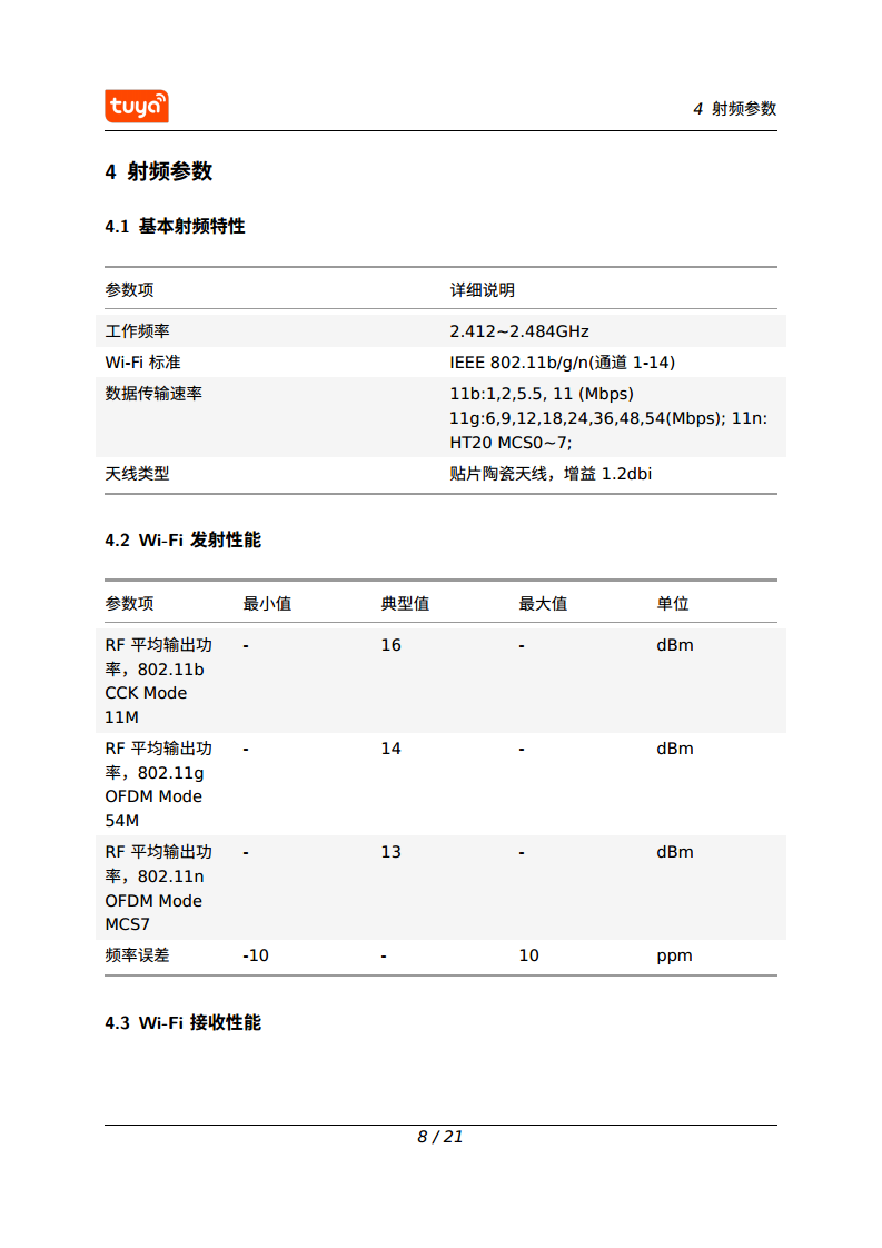 涂鸦智能 CBLC9 Wi-Fi & Bluetooth 模组图片