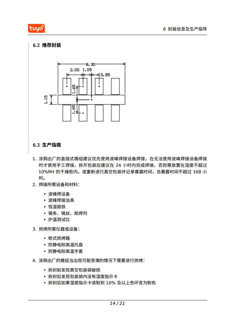 涂鸦智能 CBLC9 Wi-Fi & Bluetooth 模组图片