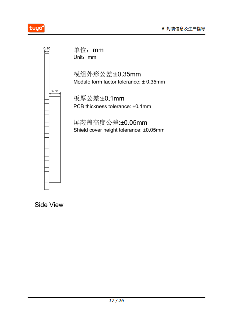 涂鸦智能 CB3S Wi-Fi & Bluetooth 模组图片