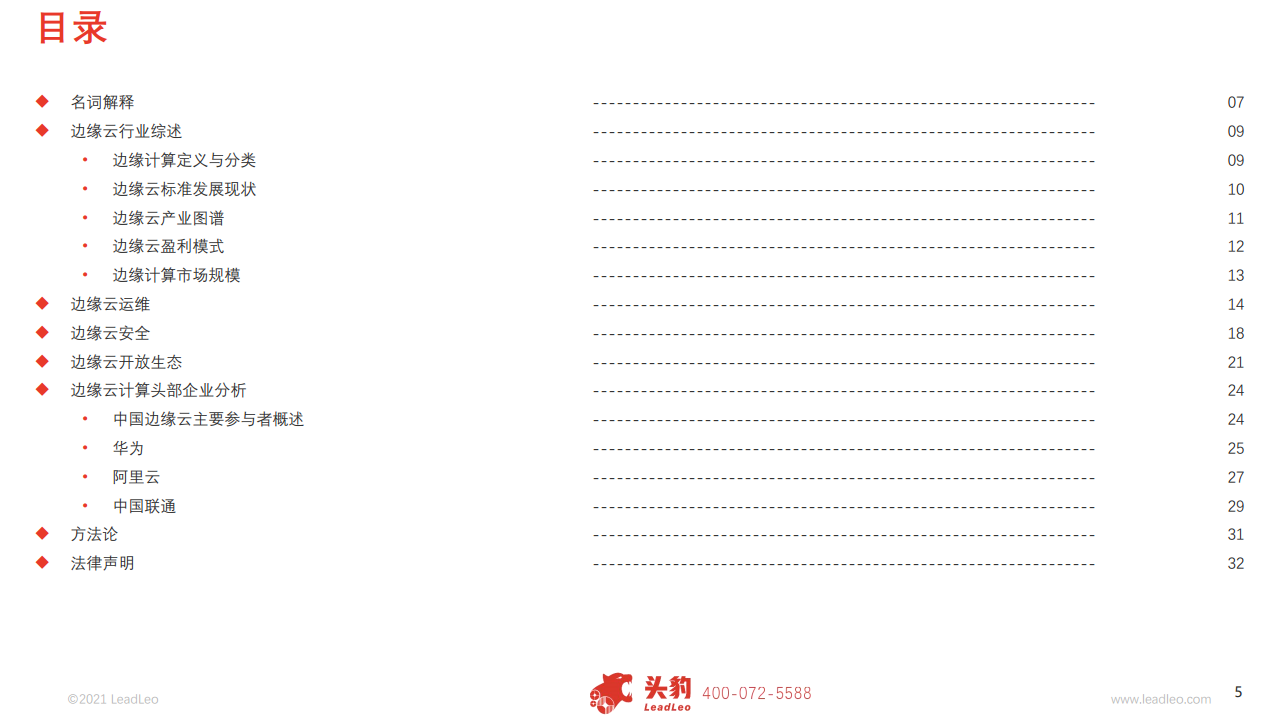  2021中国边缘云行业概览图片