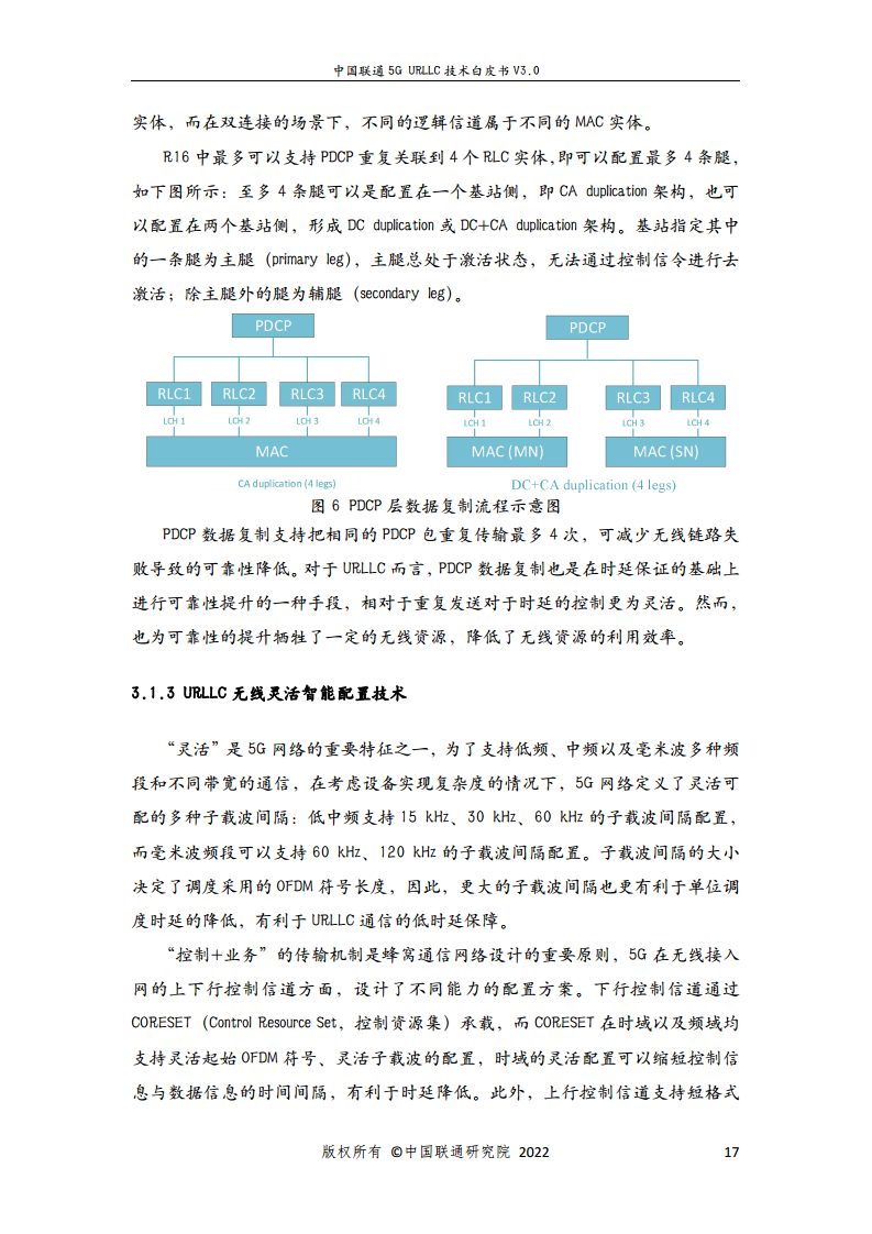 中国联通5G URLLC 技术白皮书图片