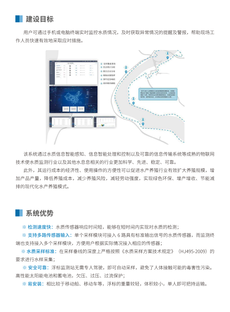 河道排水口一体式浮标在线监测图片