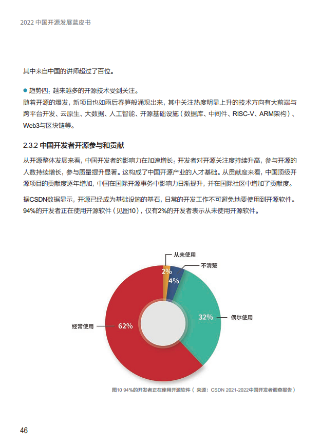  2022中国开源发展蓝皮书图片