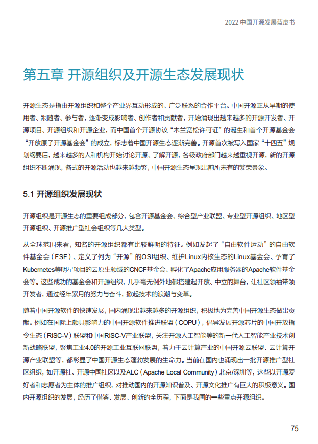  2022中国开源发展蓝皮书图片
