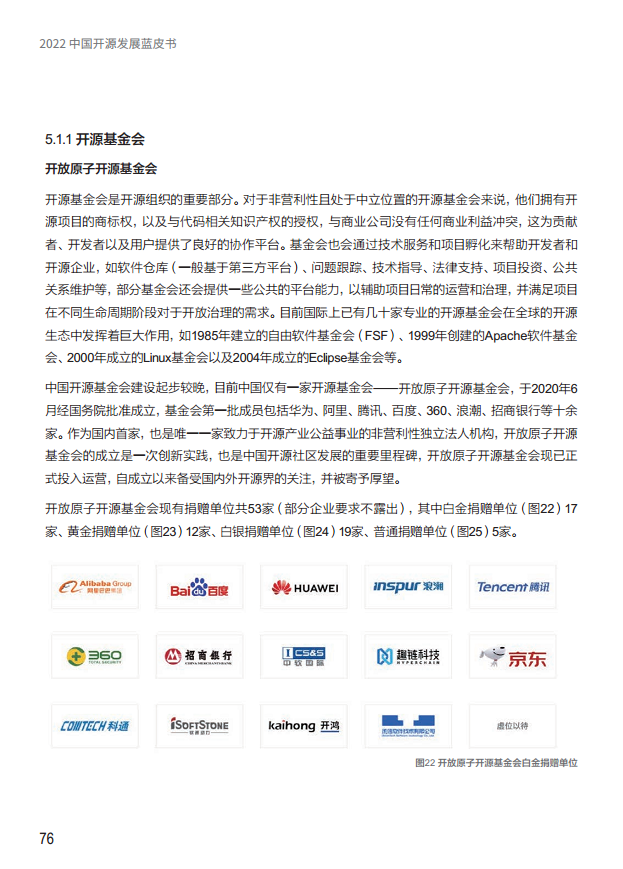  2022中国开源发展蓝皮书图片