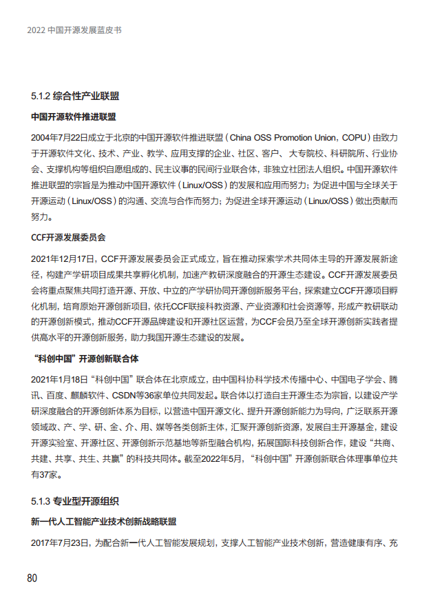  2022中国开源发展蓝皮书图片