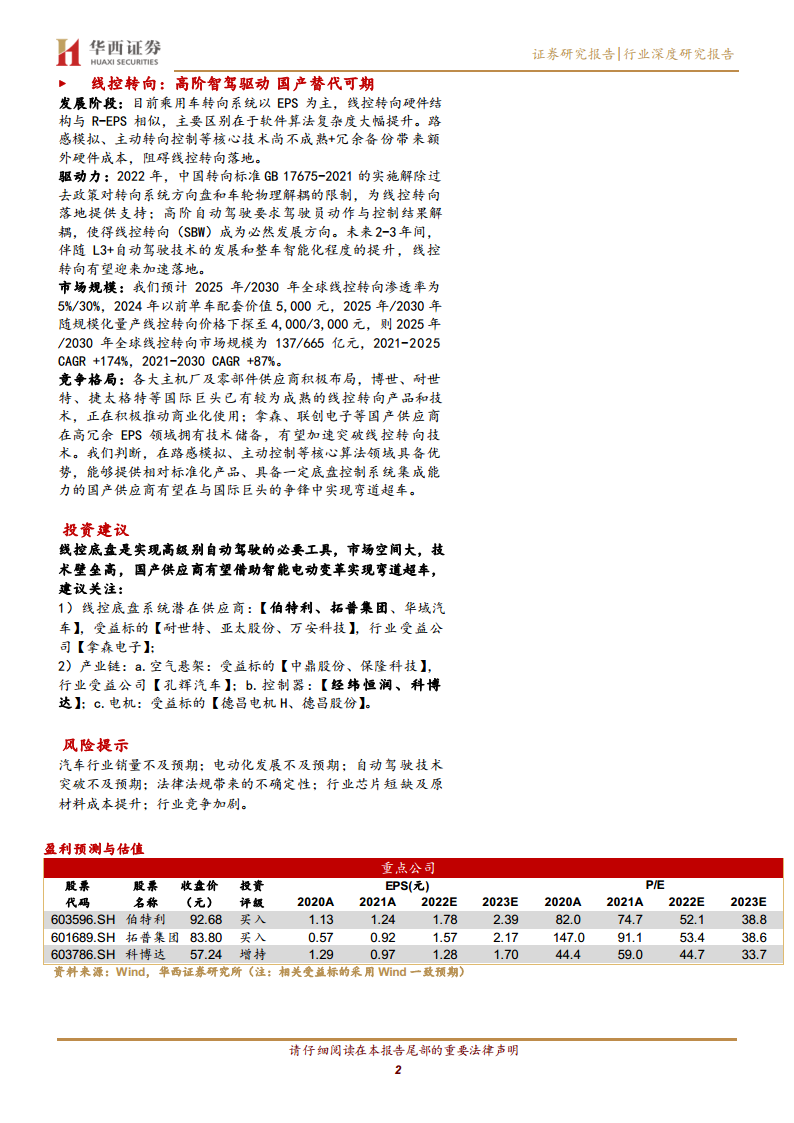 线控底盘：智驾驱动 自主崛起图片
