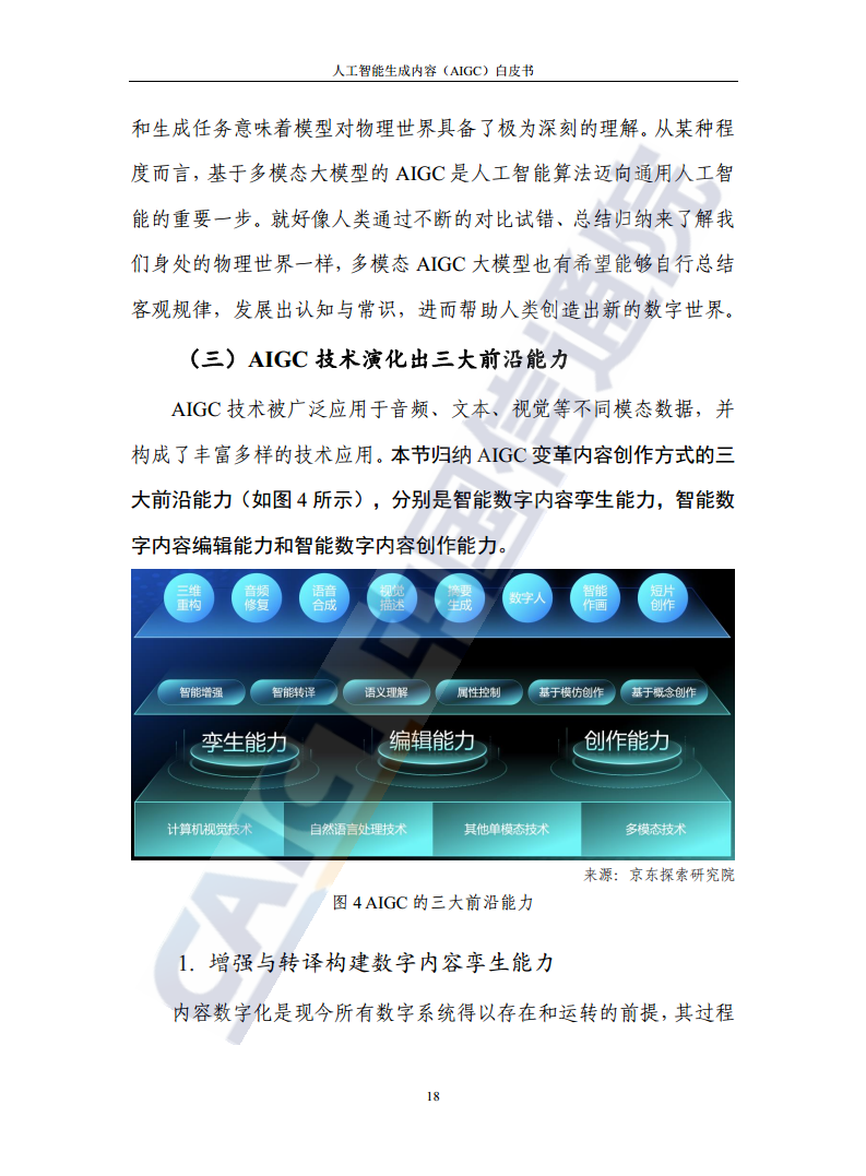 人工智能生成内容（AIGC）白皮书图片