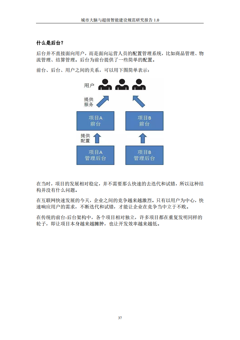 城市大脑与超级智能建设规范研究报告1.0（2020）图片