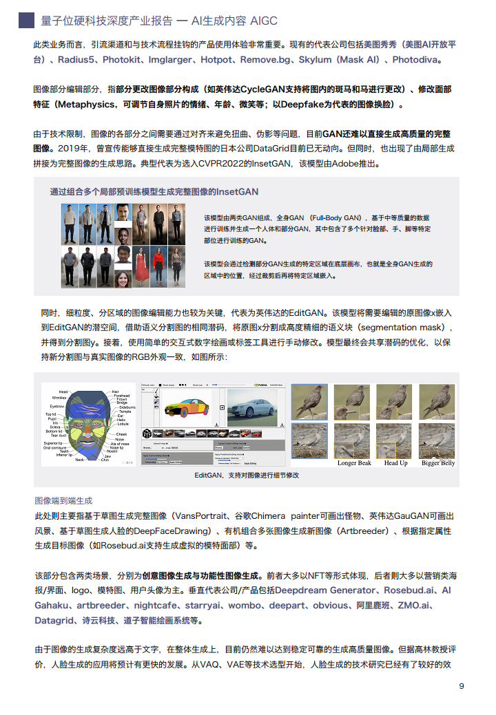 AIGC/AI生成内容产业展望报告图片