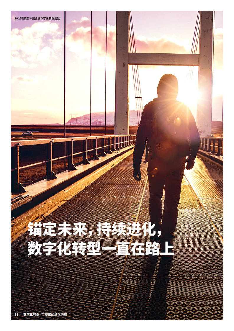 2022埃森哲中国企业数字化转型指数：数字化转型：可持续的进化历程图片
